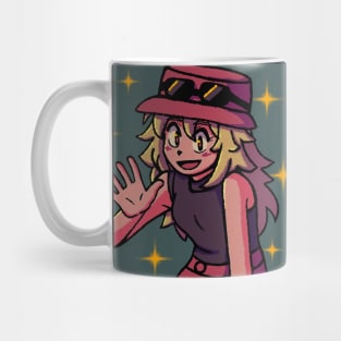 vaporwave anime aesthetic girl serena xy Mug